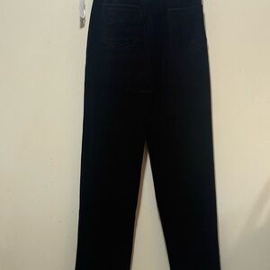 W&J Fashion Black Corduroy Pants